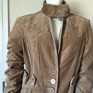 Calvin Klein Tan Velvet Jacket SZ XL
